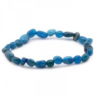 Bracelet d'Apatite bleue