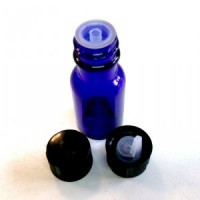 Bouteilles en verre Bleu avec pipettes 10 ml 