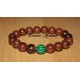 Bracelet d'Obsidienne Mahogany et Malachite