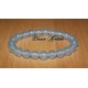 Bracelet de Calcédoine Bleue