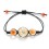 Bracelet Fleurs pressées - Orange
