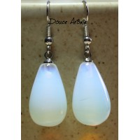 Boucles d'oreilles en Opale