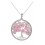 Collier Arbre de vie Quartz rose