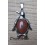 Pendentif Pingouin en Goldstone