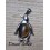 Pendentif Pingouin en Oeil du Tigre Doré