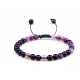 Bracelet d'Agate violette