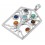 Pendentif 7 chakras