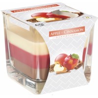 Bougie Arc-en-ciel parfumée - Pomme &cannelle