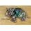 Broche Eléphant en Nacre