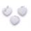 Pendentif coeur en Howlite