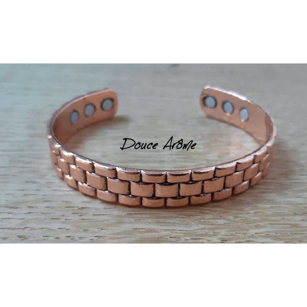 Bracelet magnétique en cuivre - Douce Arôme