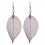 Véritables feuilles en Boucles d'oreilles - "Multicolor"