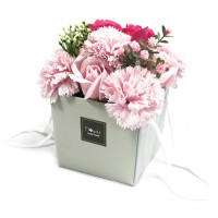 Box de fleurs de savon