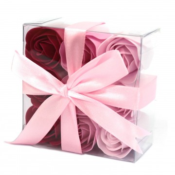 Coffret de Roses de bain - Rose - Douce Arôme