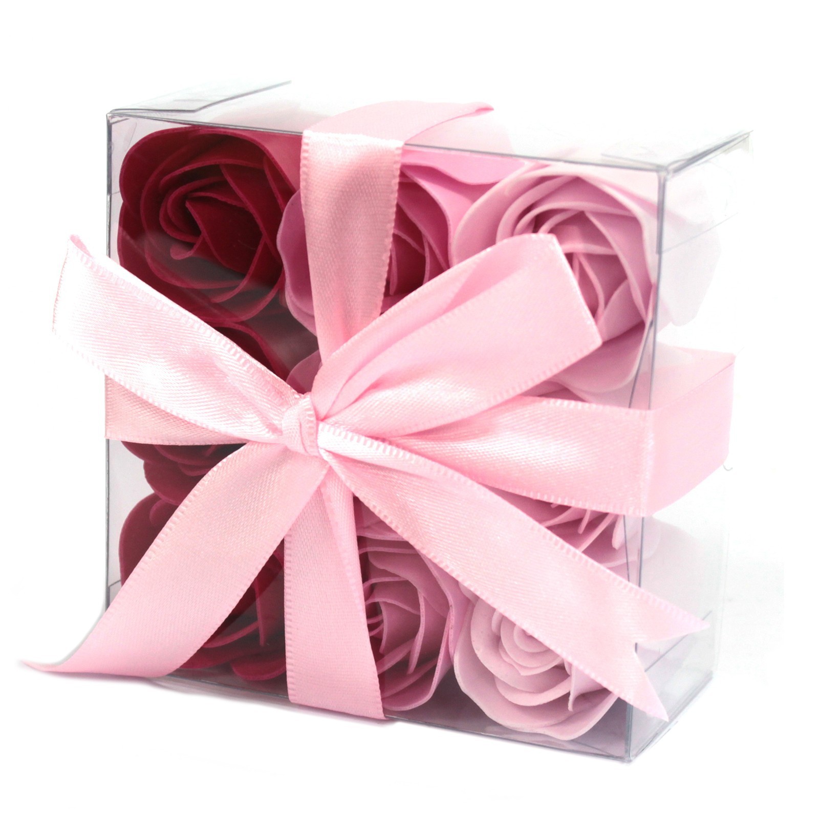 Coffret De Roses De Bain - Pétales De Rose Senteur Pêche