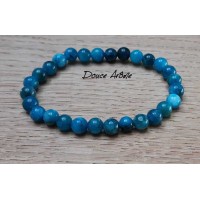 Bracelet d'Apatite bleue