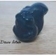 Ecureuil en Obsidienne noire