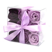 Coffret de Roses de bain - Violet