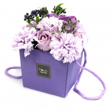 Box de fleurs de savon