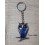Porte-clé chouette / hibou en Lapis-Lazuli