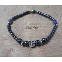 Bracelet de chevile magnétique en Hématite