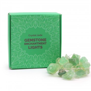 Guirlande lumineuse en Jade verte