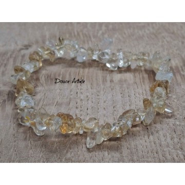 Bracelet en Eclats de Citrine