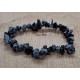 Bracelet en Eclats de Obsidienne Flocons de Neige