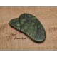 Gua Sha en pierre de Jade verte