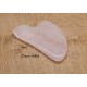 Gua Sha en pierre de Quartz rose