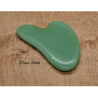 Gua Sha en pierre d'Aventurine verte
