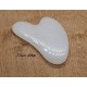 Gua Sha en pierre de Jade blanche
