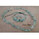 Parure Eclats de pierres d'Aventurine