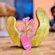 Arbre de Vie & Cadre Bois de Manguier - Quartz rose